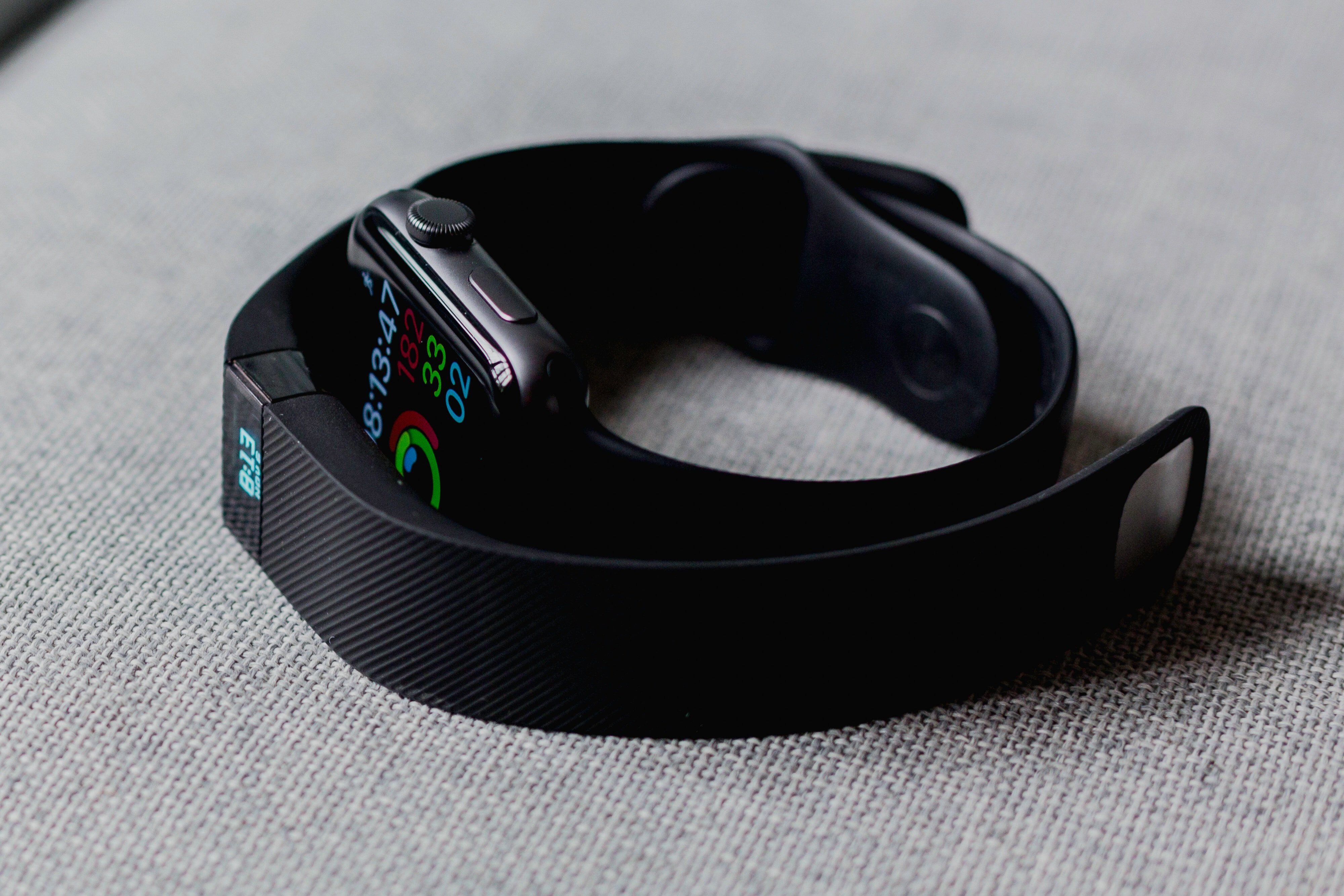 Fitbit and apple watch Fitbit and apple watch
