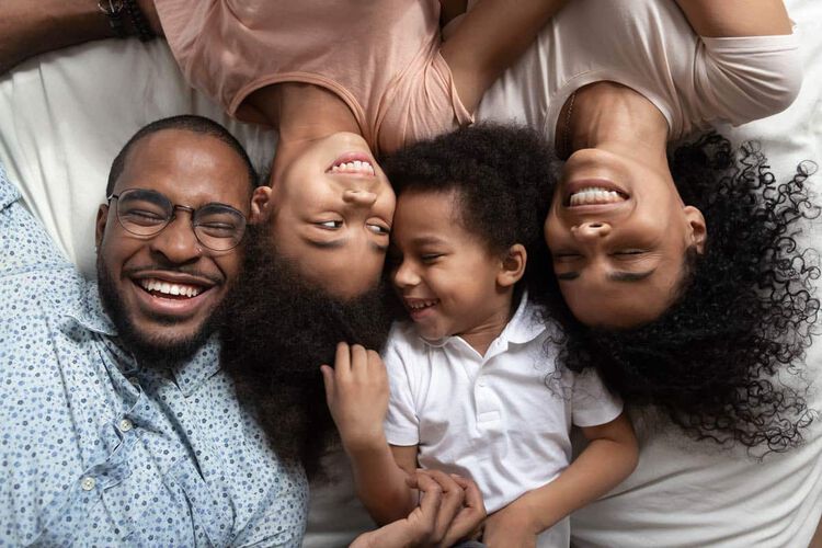 Happy, Smiling Family