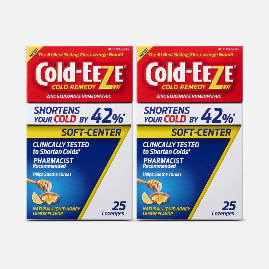 Cold-EEZE Soft-Center Liquid Honey Lozenges, 25 ct. (2-Pack), , large image number 0