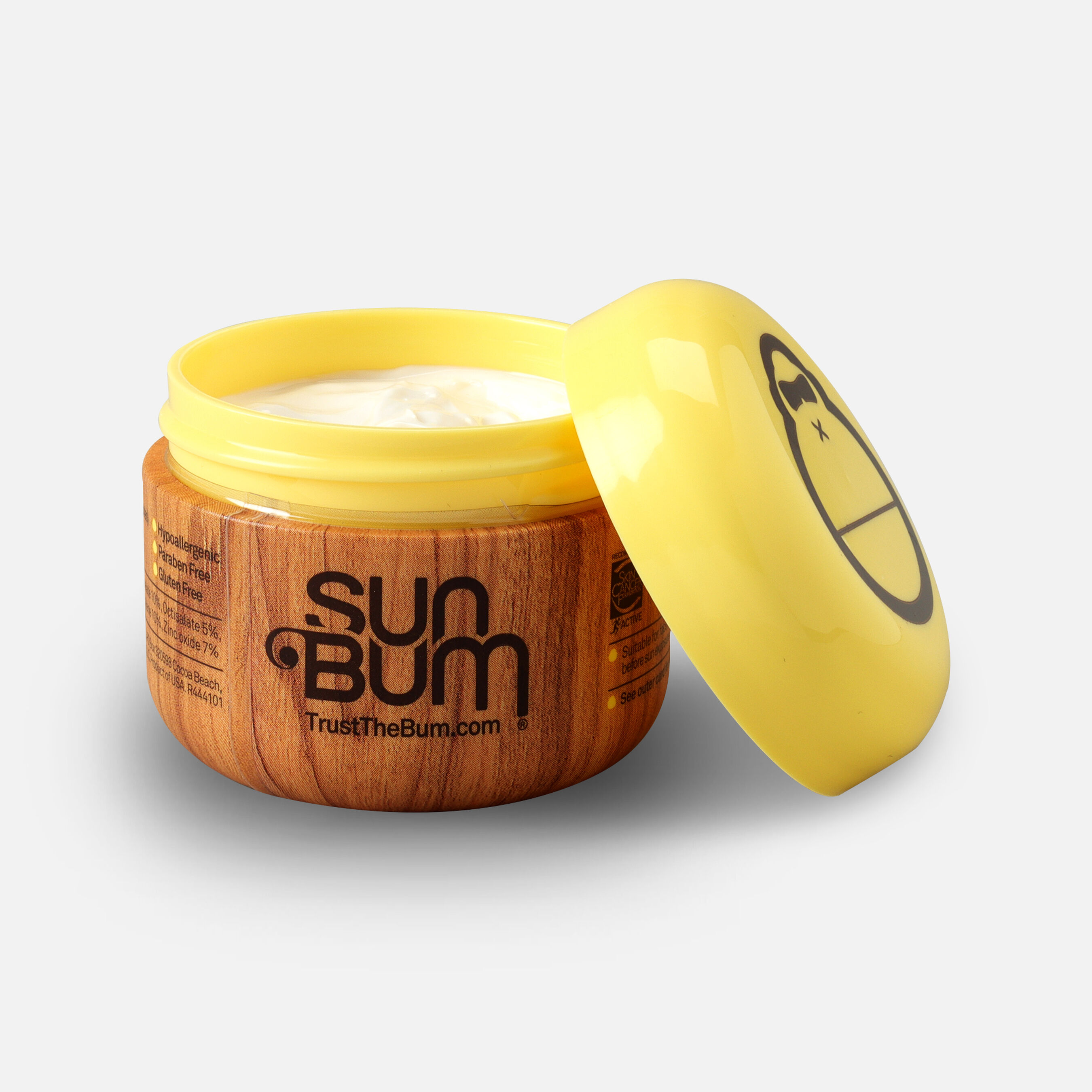 Sun Bum Clear Zinc Oxide Sunscreen, SPF 50, 1 oz. Jar