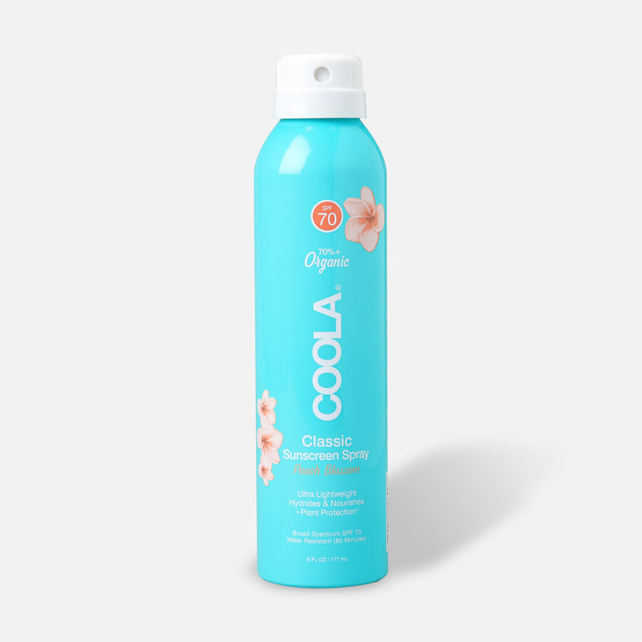 Coola Classic Body Organic Sunscreen Spray SPF 70 Peach Blossom, 6 oz., , large image number 0