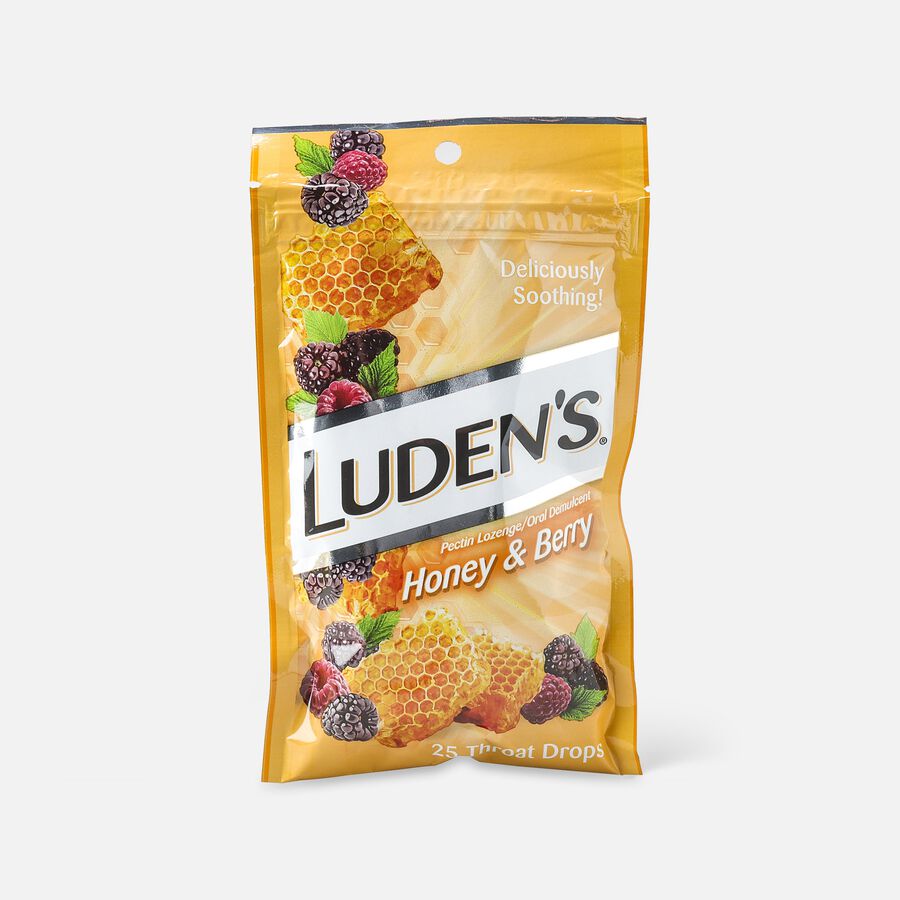 Luden's Honey and Berry Throat Drops, 25 ct., , large image number 0
