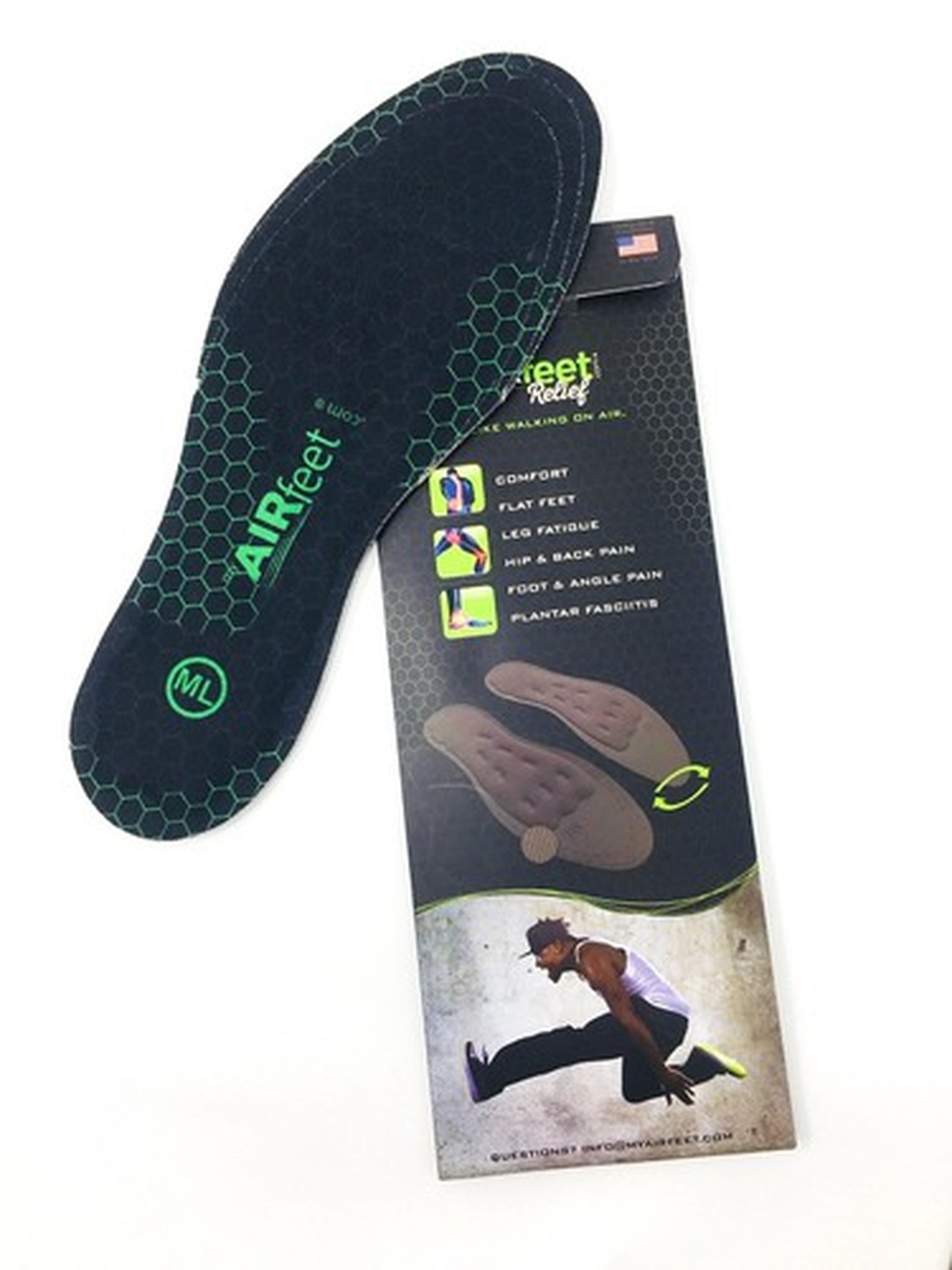 FSA Eligible Airfeet Relief Insole, M/L FSA Store