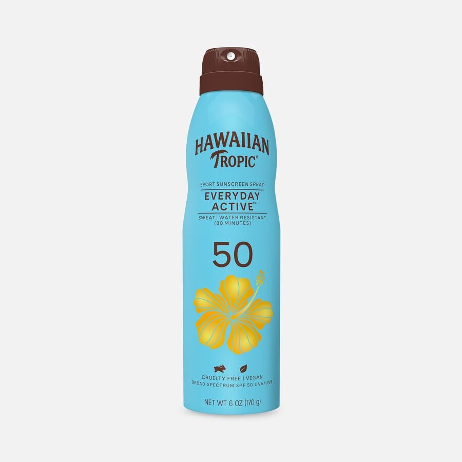 Hawaiian Tropic Island Sport Clear Spray Sunscreen SPF 50, 6 oz., , large image number 0