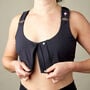heart&core Shirl Post-Surgical Bra, Black, , large image number 2