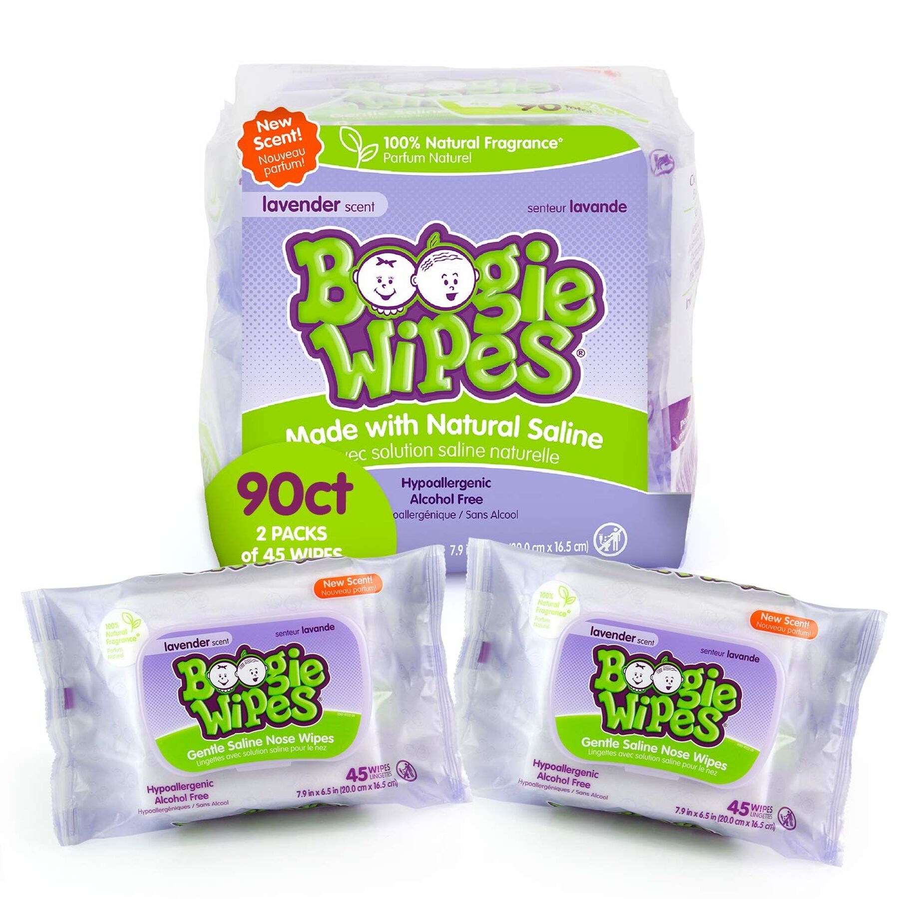 Boogie Wipes Saline Nose Wipes