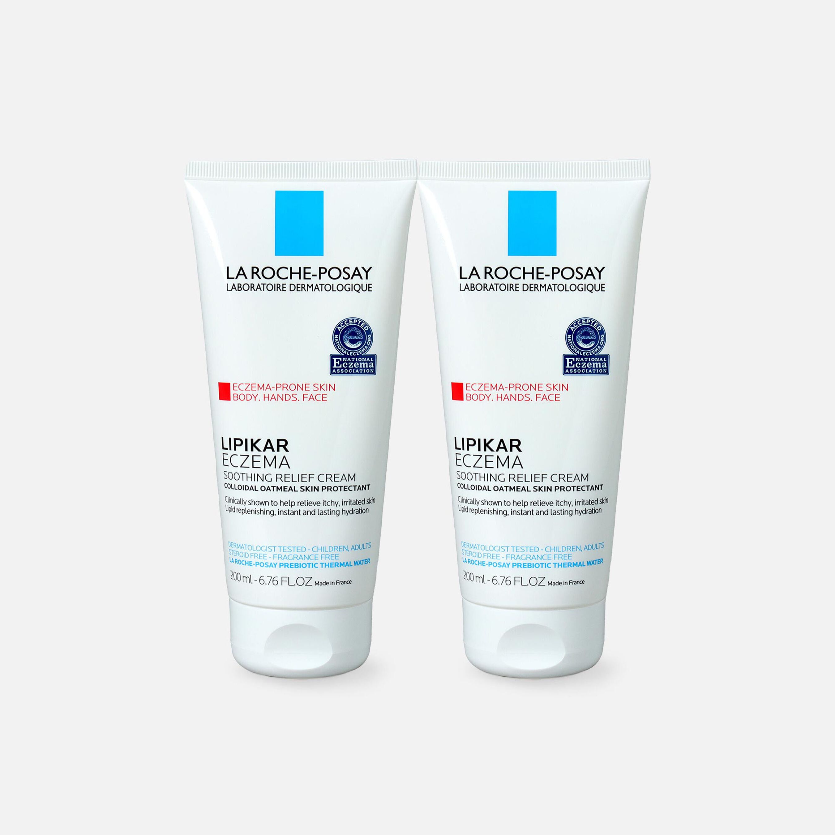 La Roche-Posay Lipikar Eczema Soothing Relief Cream, 6.76 oz. (2-Pack)