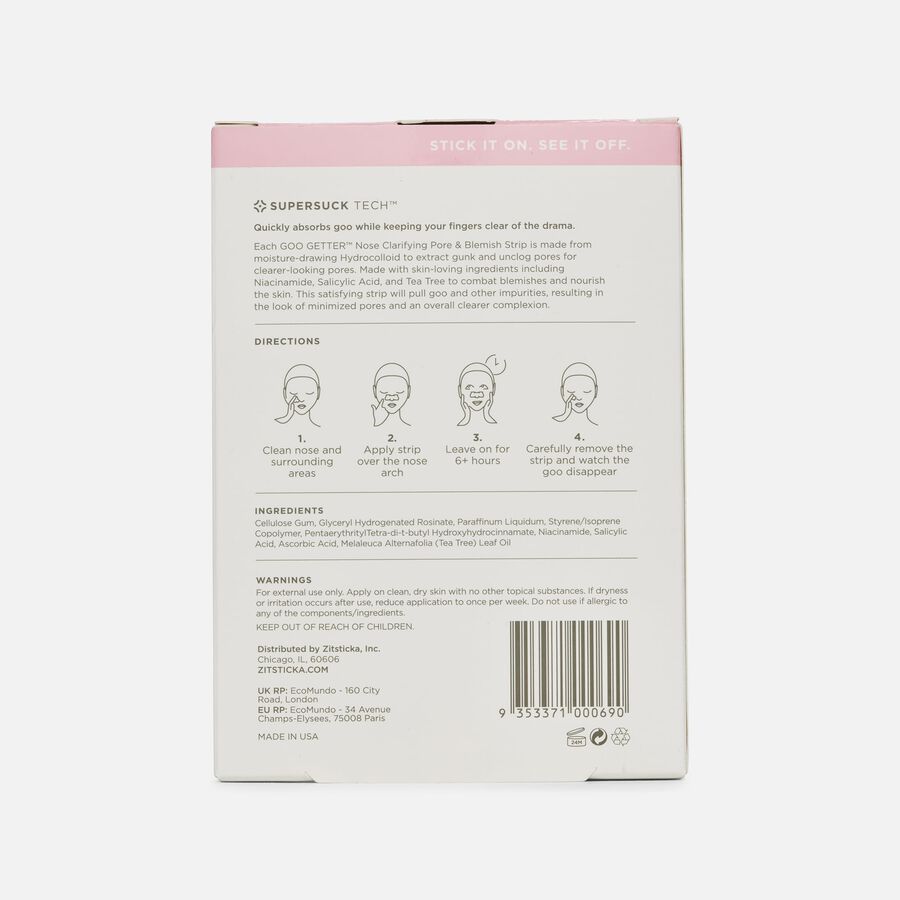 ZitSticka Goo Getter Nose Pore Strips, 8 ct., , large image number 2