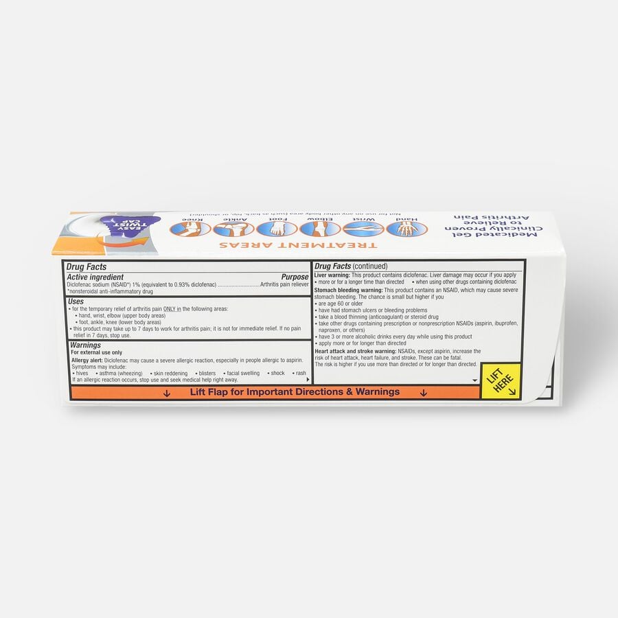 Voltaren Arthritis Pain Gel, 3.53 oz. (2-Pack), , large image number 1