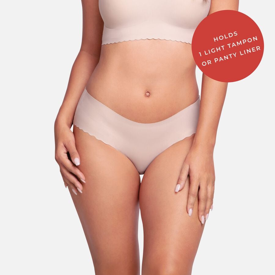 Proof&reg; Period Underwear - Everyday Panties (1 Light Tampon/Panty Liner), , large image number 1