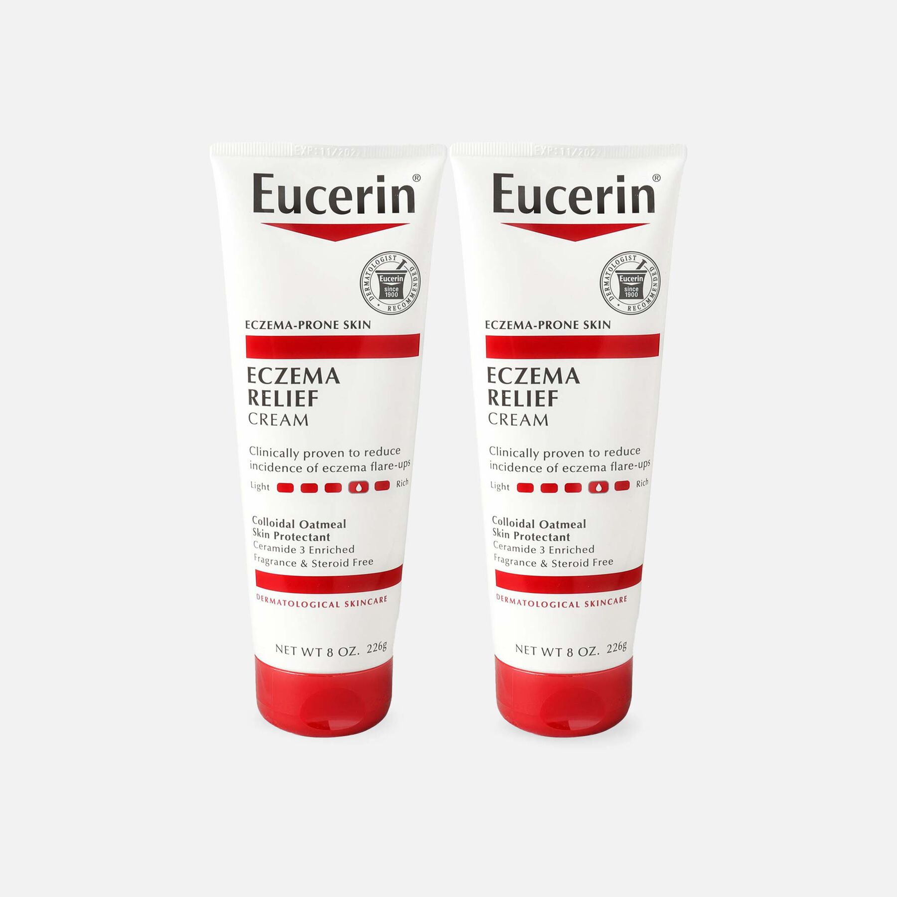 Eucerin Eczema Relief Body Cream, 8 oz. (2Pack)
