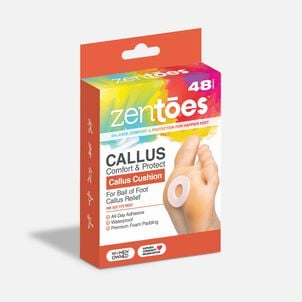 ZenToes Callus Pads Cushions - 48-Pack