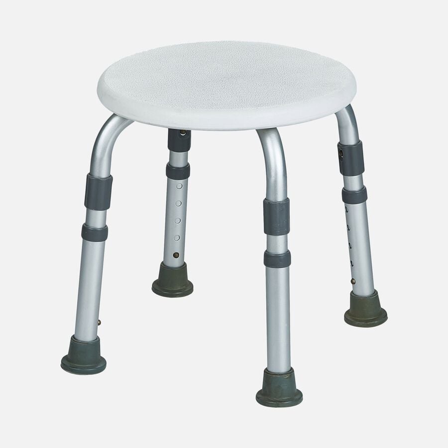 Alex Orthopedic Round Bath Stool, , large image number 0