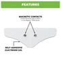 AccuRelief&trade; Migraine Pain Relief Replacement Electrode Pads, 4-Pack, , large image number 4