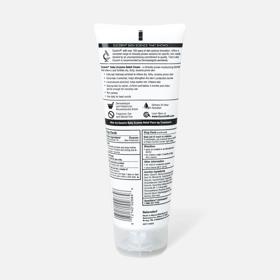 Eucerin Baby Eczema Cream, 8 oz., , large image number 1