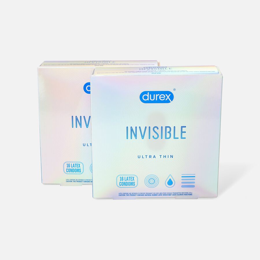 Durex Invisible Condom Bundle Pack, 32 ct., , large image number 0