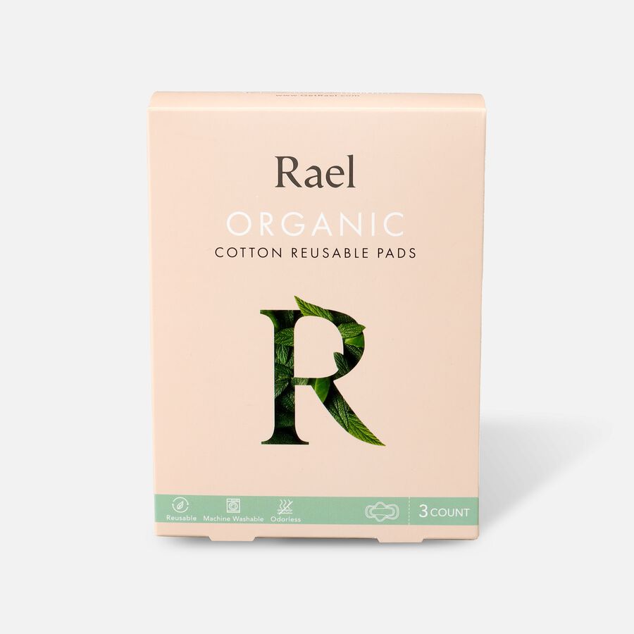 Rael Organic Cotton Reusable Pads, , large image number 1
