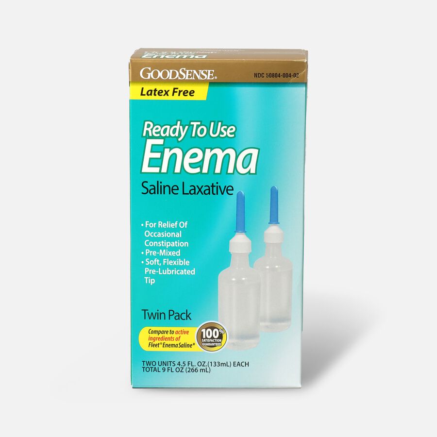 GoodSense® Ready To Use Enema Saline Laxative, 2 (4.5 fl oz units)