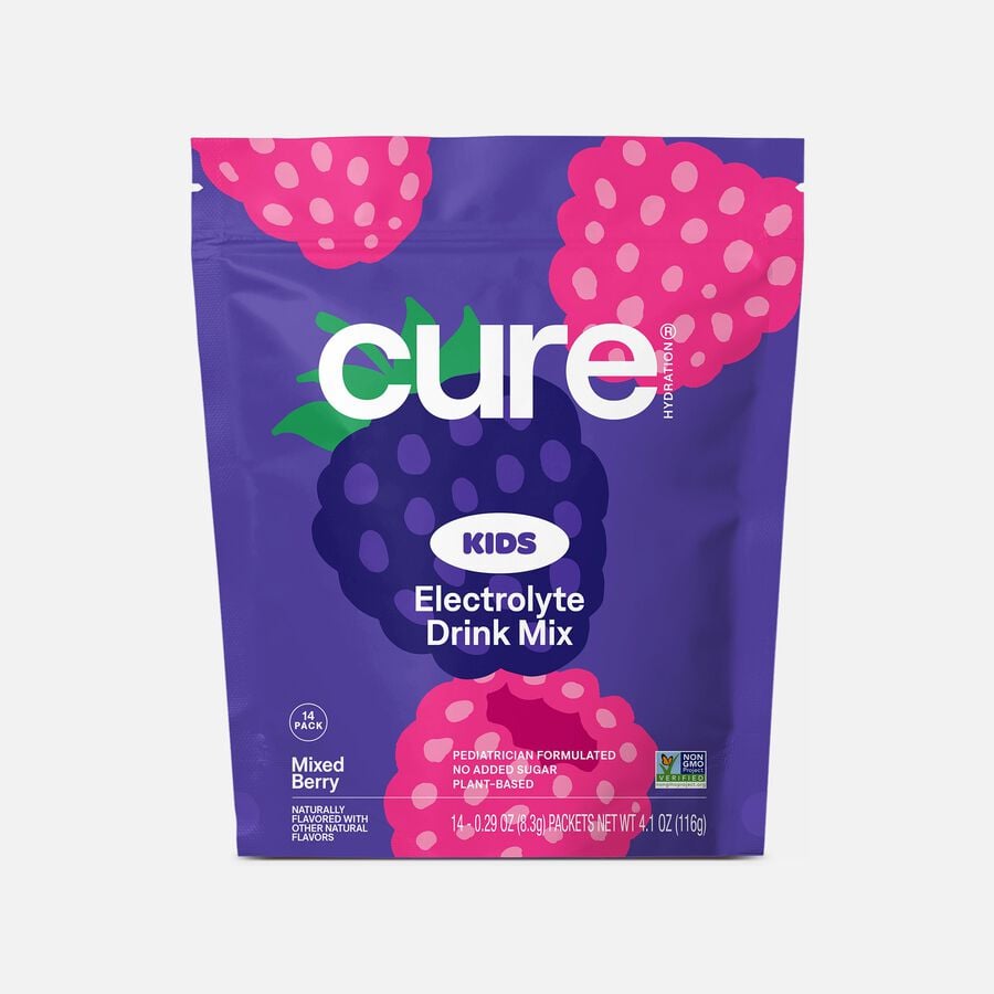 Cure Kids Hydrating Electrolyte Drink Mix Pouches, , large image number 0