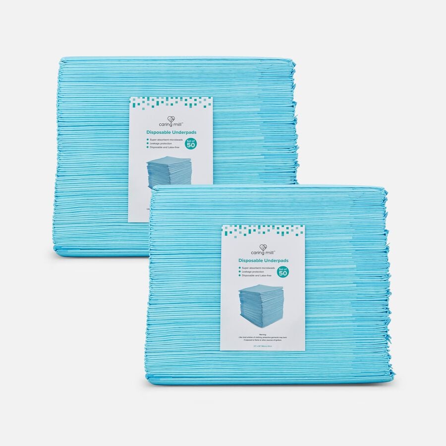 Caring Mill&trade; Disposable Underpads, 23" x 36", 50 ct. (2-Pack), , large image number 0