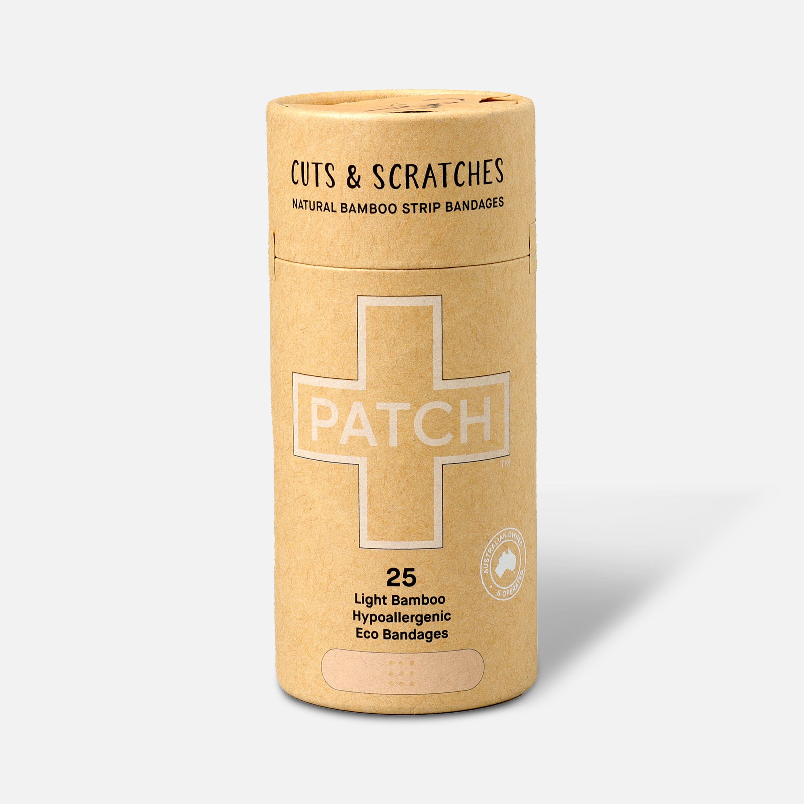 PATCH Organic Bamboo Adhesive Strip Bandages 25ct