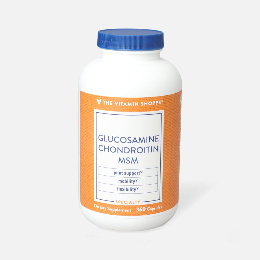 Vitamin Shoppe Glucosamine Chondroitin With MSM, Capsules, 360 ct., , large image number 0