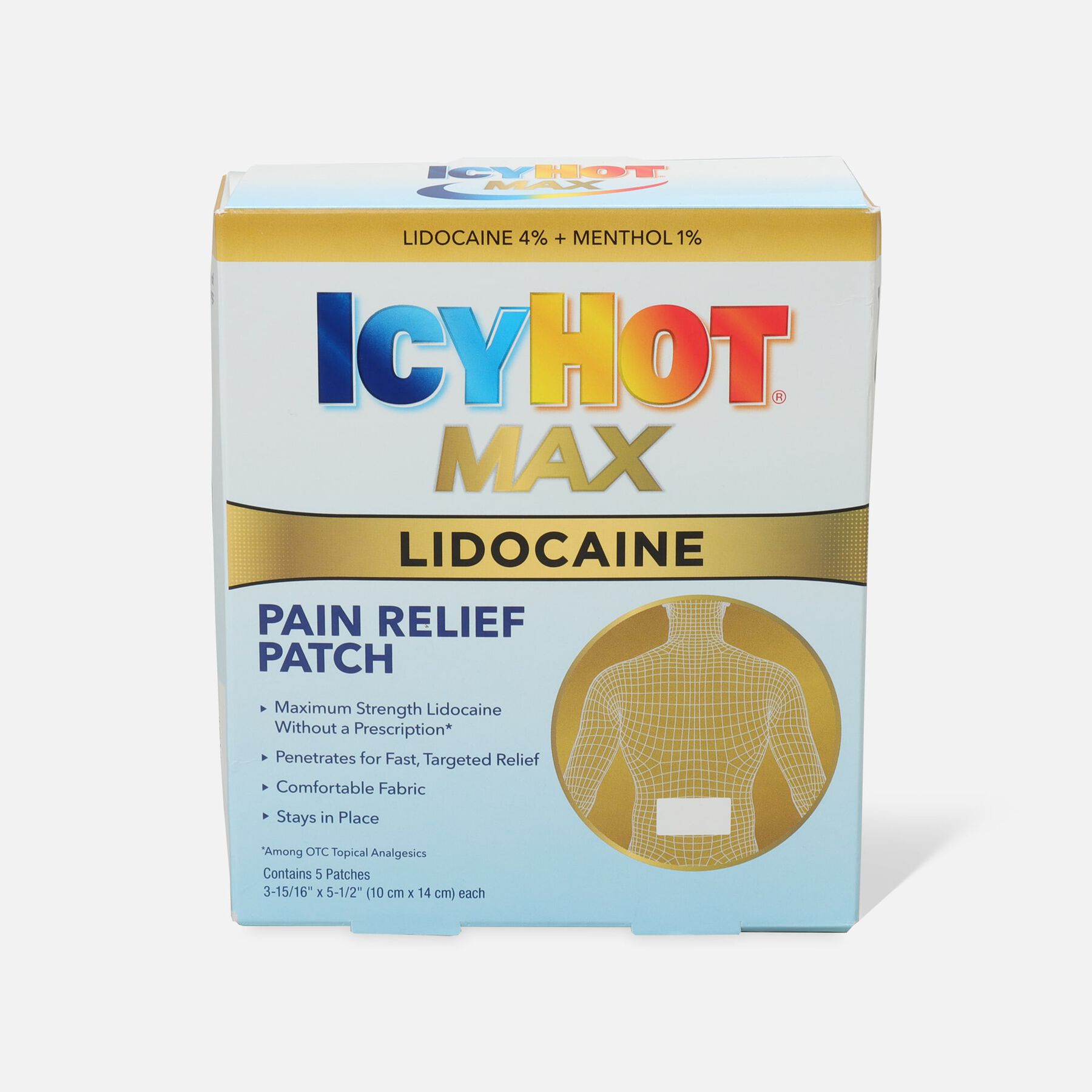 FSA Eligible Icy Hot Patch with Lidocaine, 5 ct. FSA Store