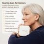 Ceretone Solid Rechargeable Behind-the-Ear OTC Hearing Aids, Pair, , large image number 5