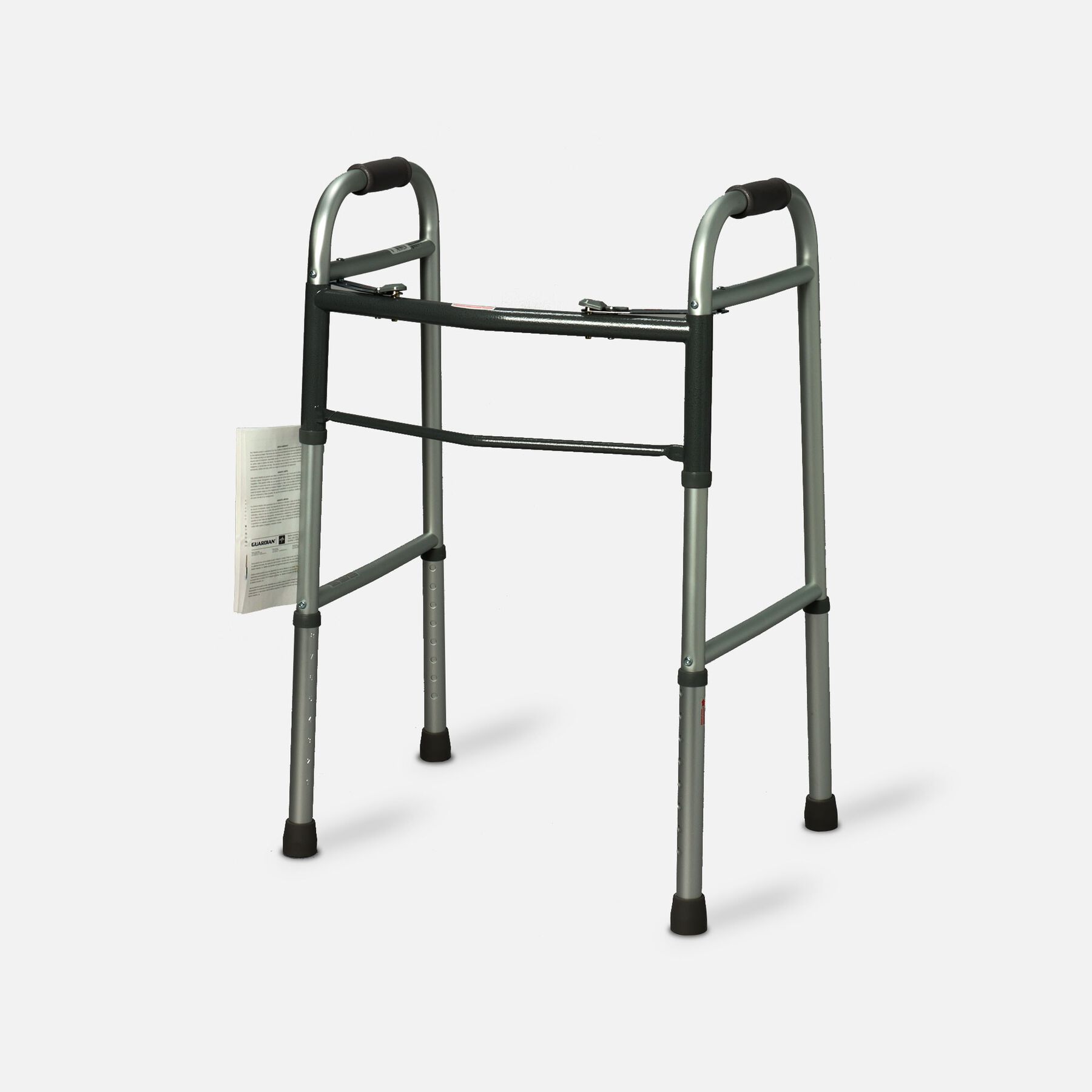 Guardian Easy Care Folding Walker with Out Wheels for Adults 30755p 1 Ea