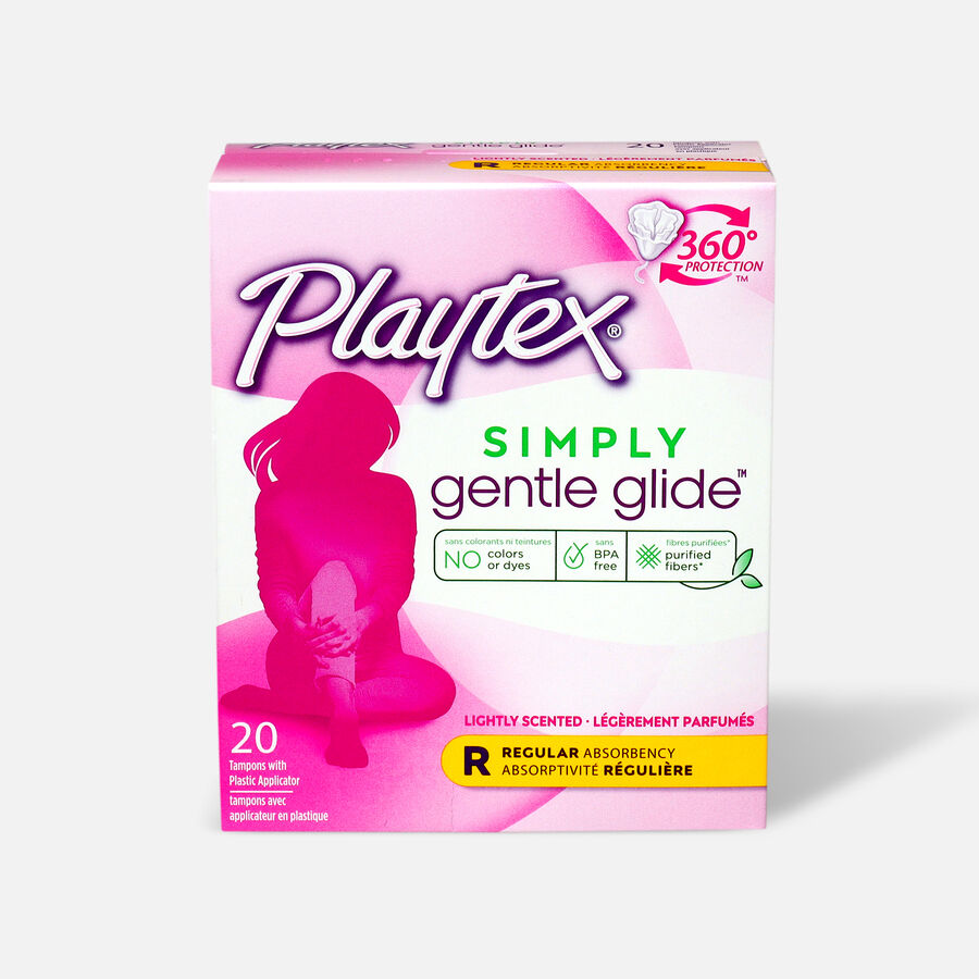 Playtex Gentle Glide Deodorant Regular Tampons, , large image number 0