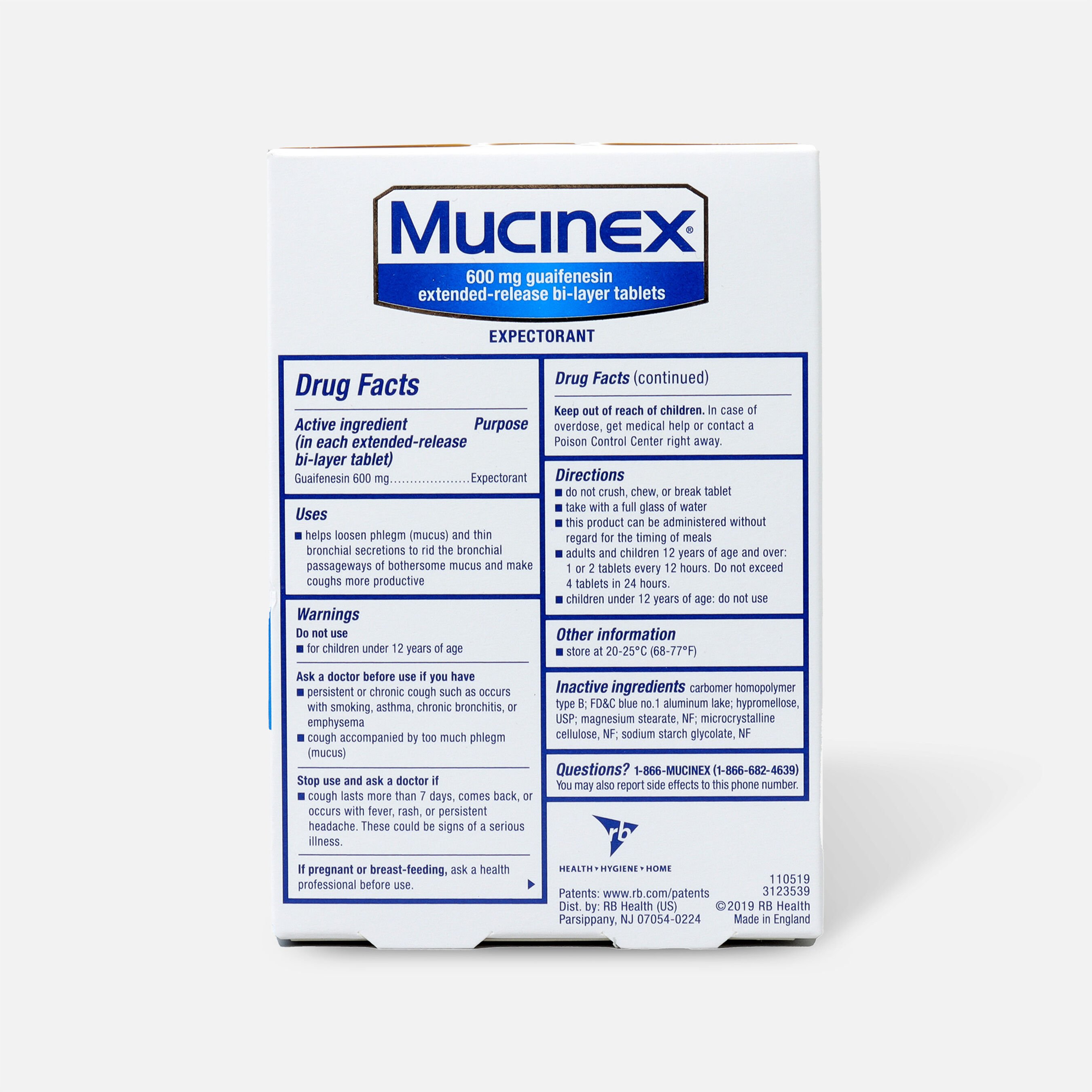 FSA Eligible Mucinex SE Extended Release BiLayer Tablets, 20 ct. FSA