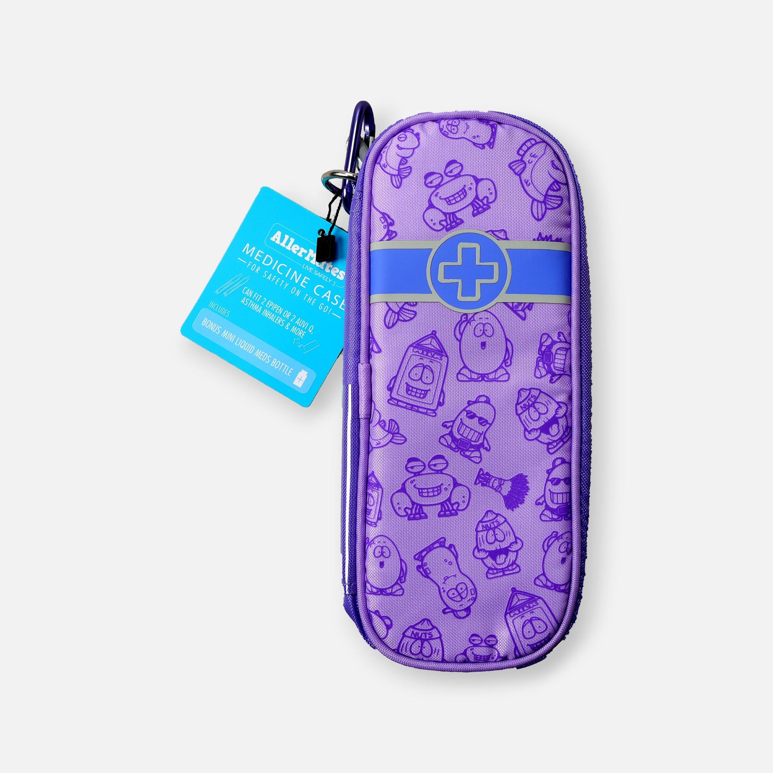 AllerMates Children's Allergy Medicine Case Epi Pen Holder Carrier
