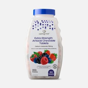 Caring Mill&trade; Extra Strength Antacid Chewable Tablets, Mixed Berry, 160 ct.