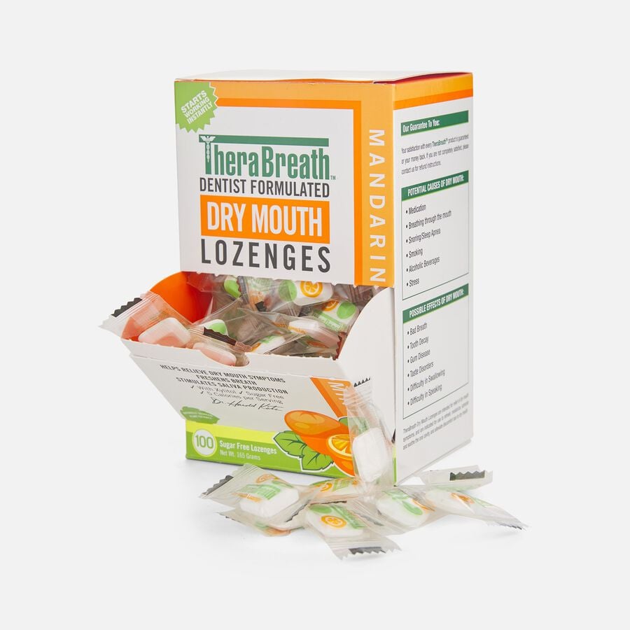 TheraBreath Dry Mouth Lozenges, Mandarin Mint, 100 ct., , large image number 2