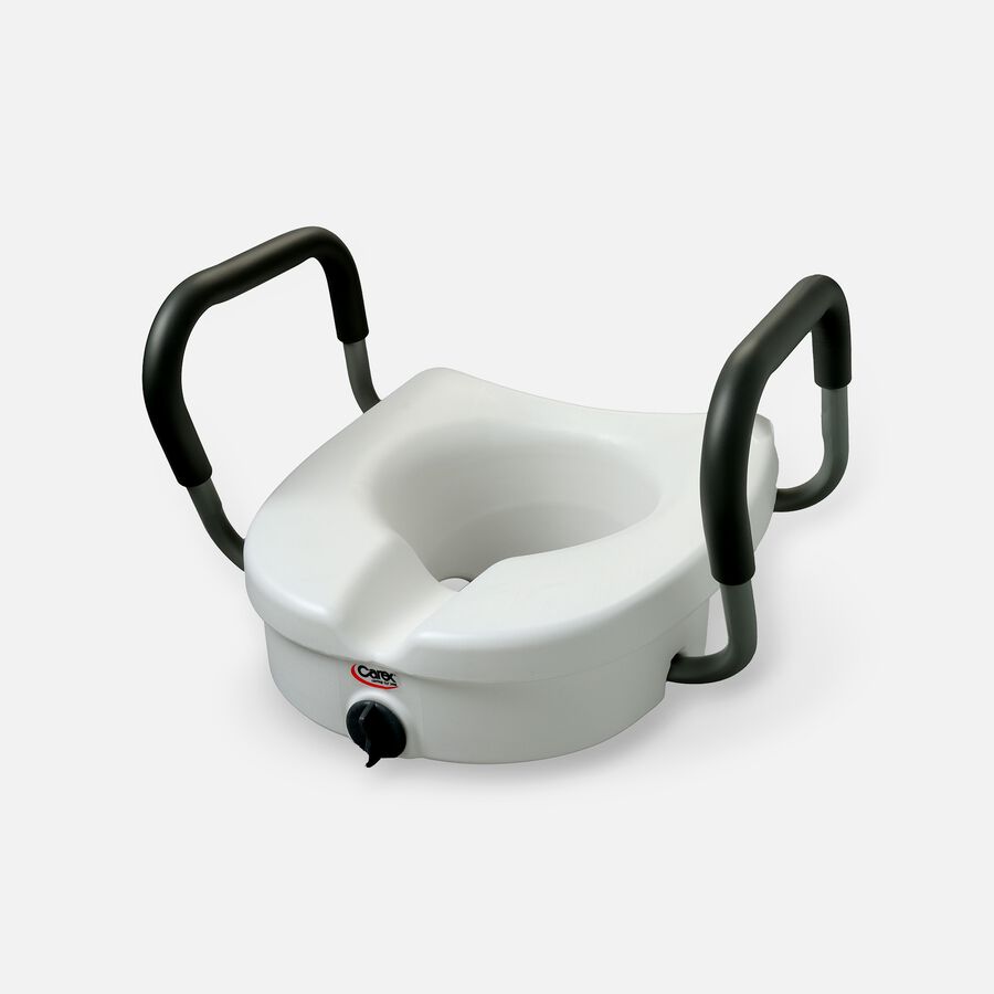 Carex Healthcare Lock Raised Toilet Seat with Arms, B311C0, , large image number 2