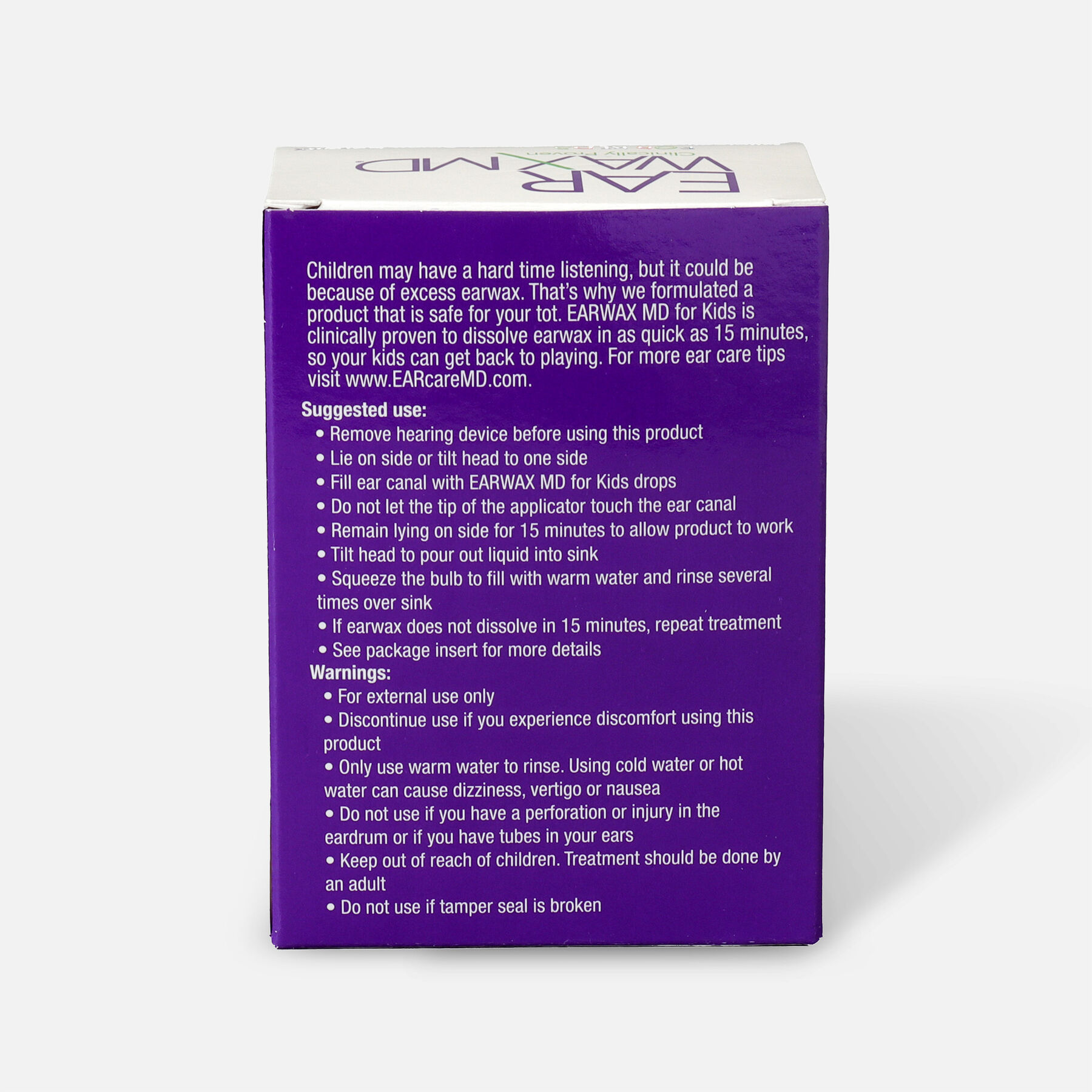 Earwax MD for Kids, Ear Wax Removal Kit and Ear Cleaning Tool