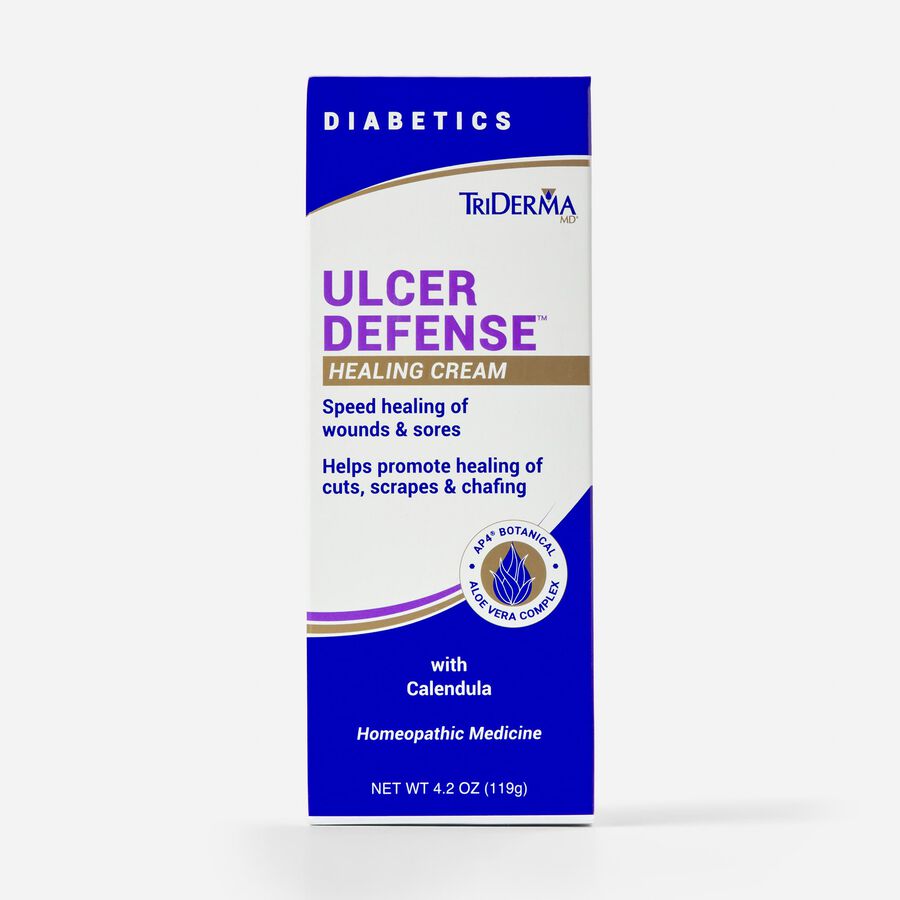 TriDerma Diabetics Ulcer Defense&trade; Healing Cream, 4.2 oz. Tube, , large image number 1