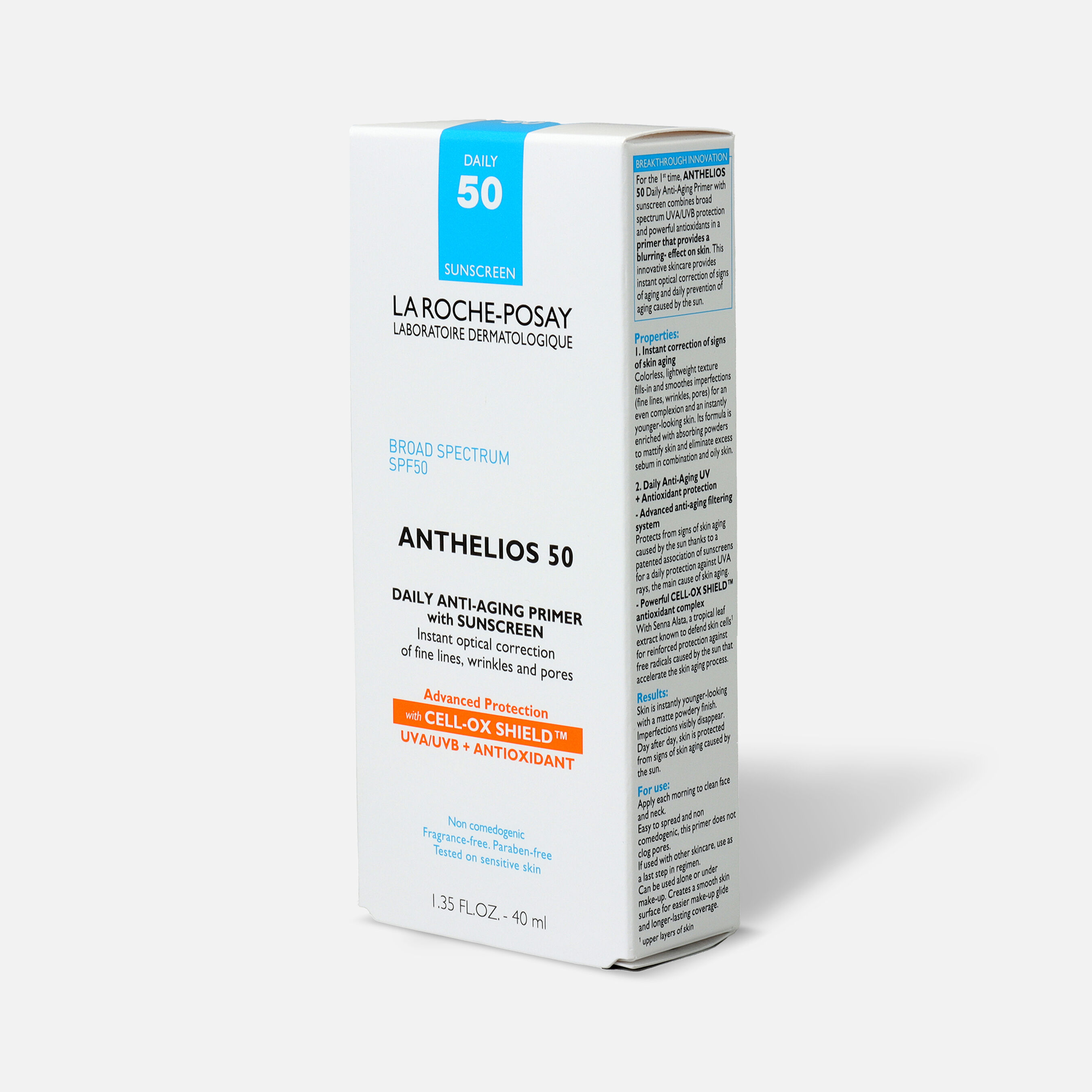 La RochePosay Anthelios Daily Wear Primer Face Sunscreen, SPF 50 with