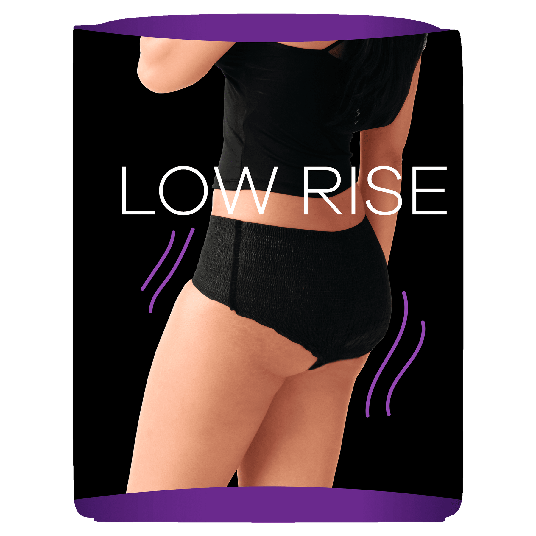Always Discreet Boutique LowRise Postpartum Incontinence Underwear Size S/M Maximum Absorbency