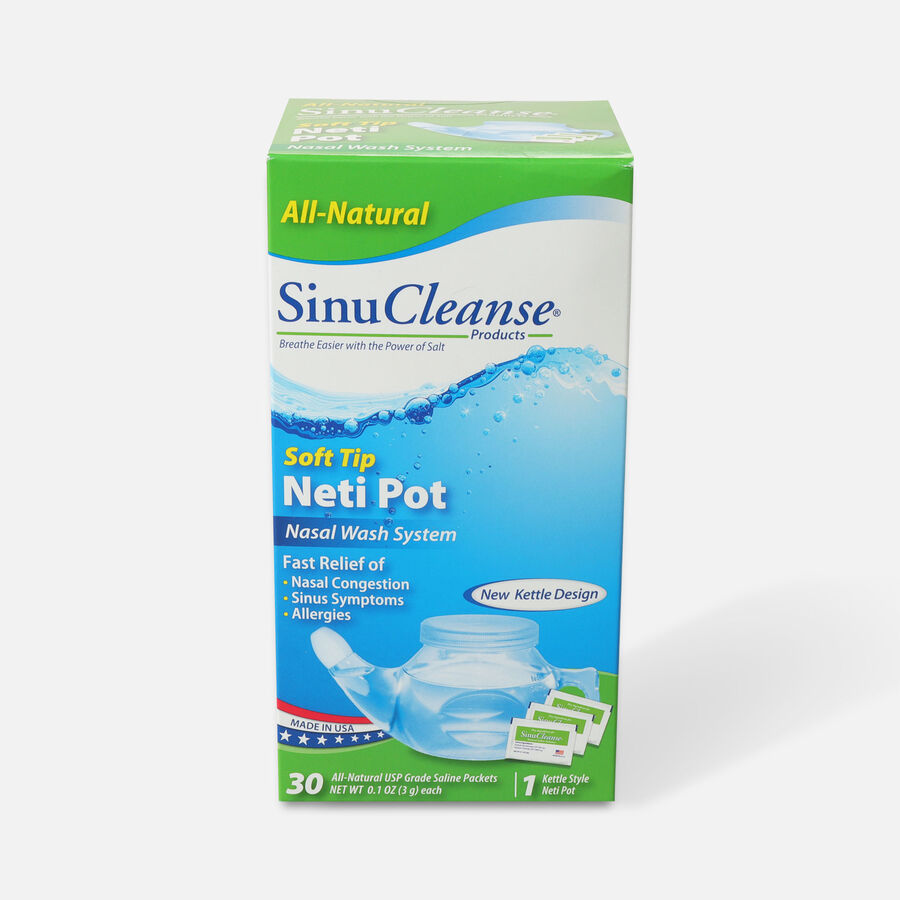 SinuCleanse Neti Pot All Natural Nasal Wash System, , large image number 0
