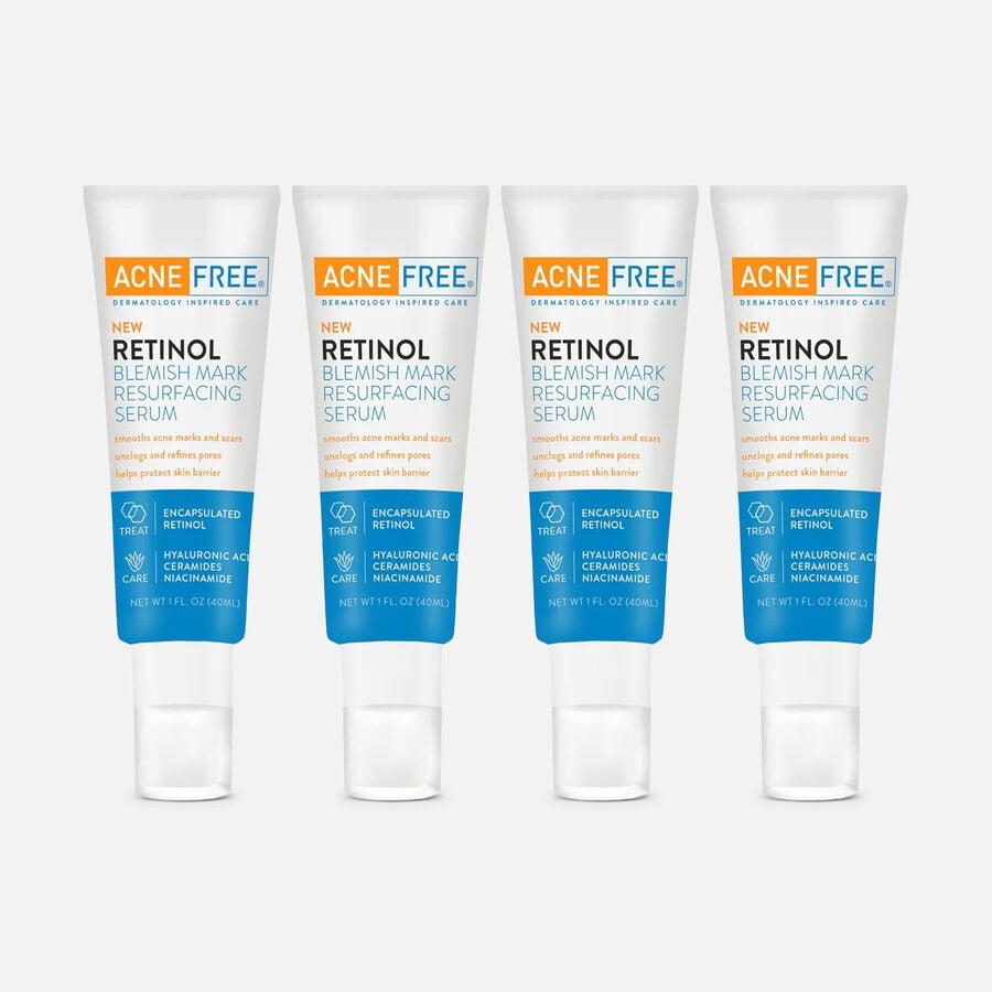 AcneFree Retinol Blemish Mark Resurfacing Serum, 1 oz. (4-Pack), , large image number 0