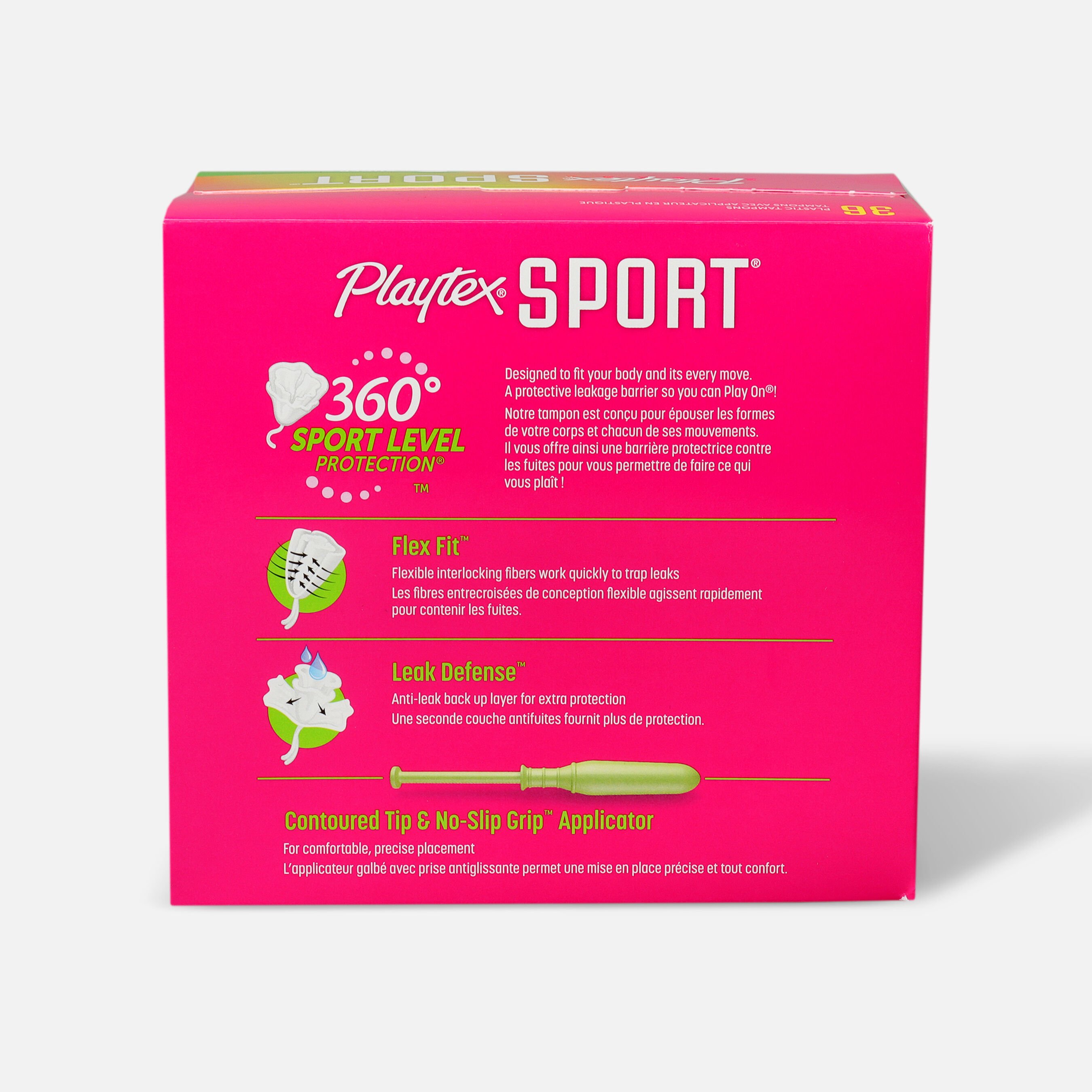 FSA Eligible Playtex Sport Super Tampons, Unscented, 36 ct. FSA Store