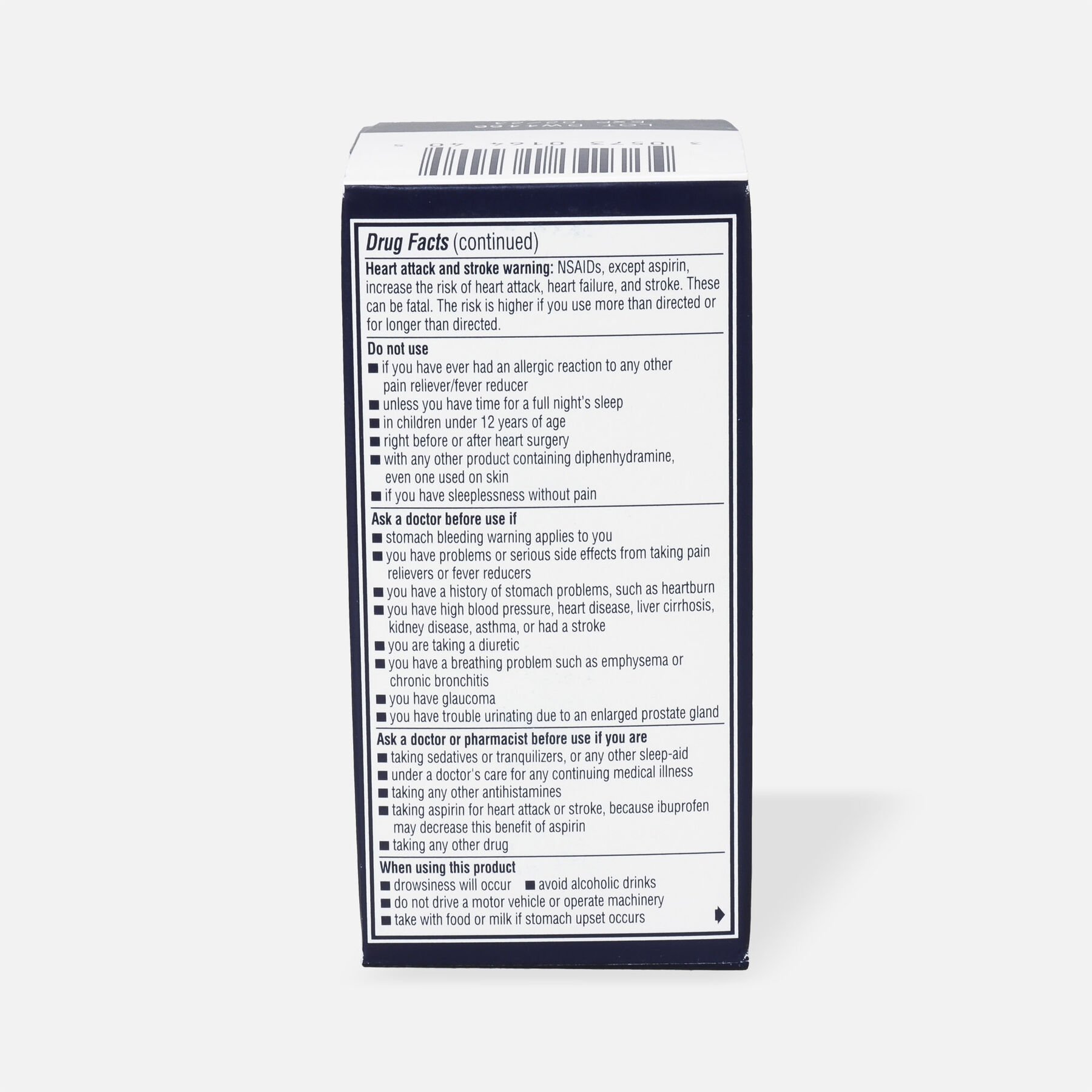 FSA Eligible Advil Pain PM Reliever & Nighttime Sleep Aid Coated