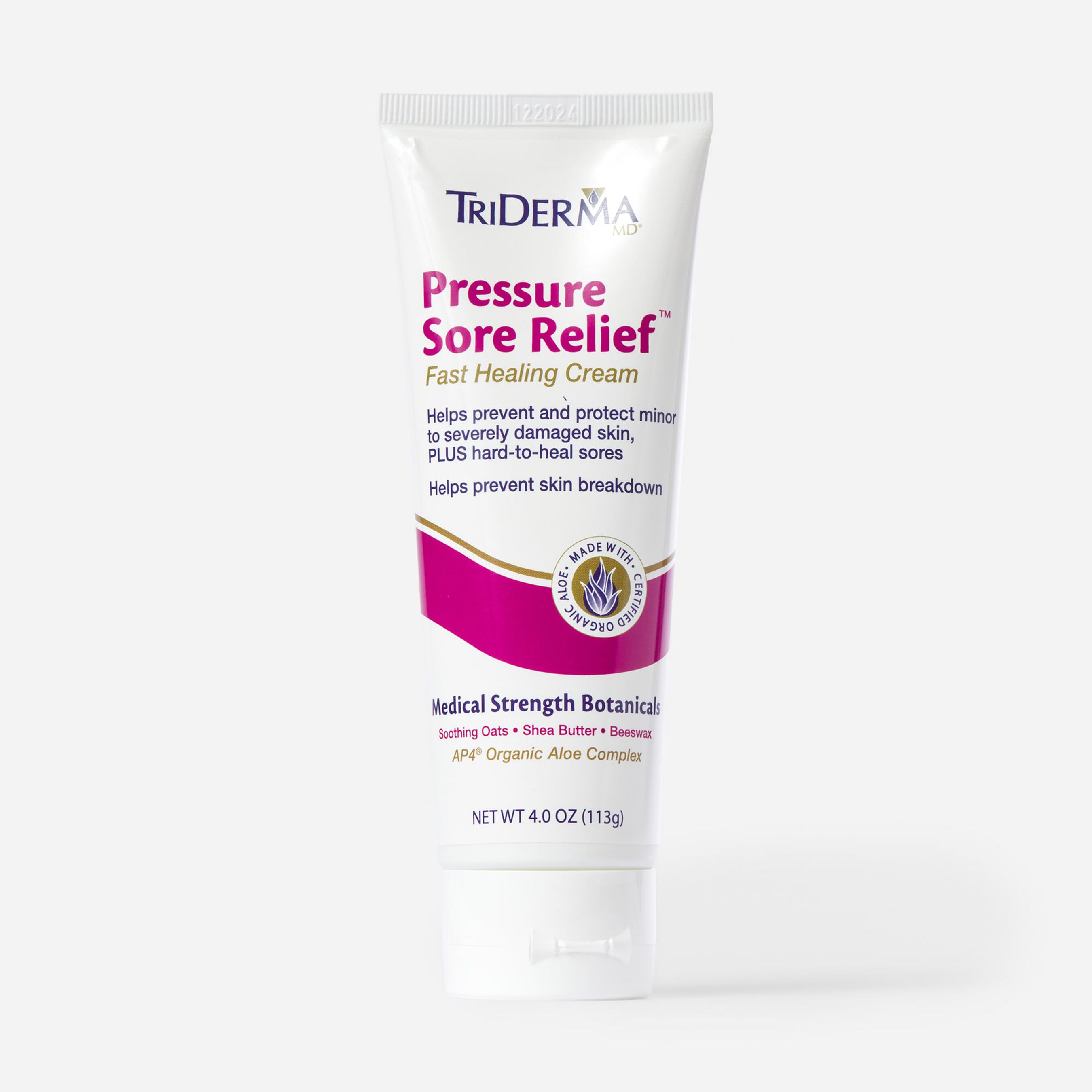 FSA Eligible TriDerma Pressure Sore Relief Healing Cream, 4 oz. Tube
