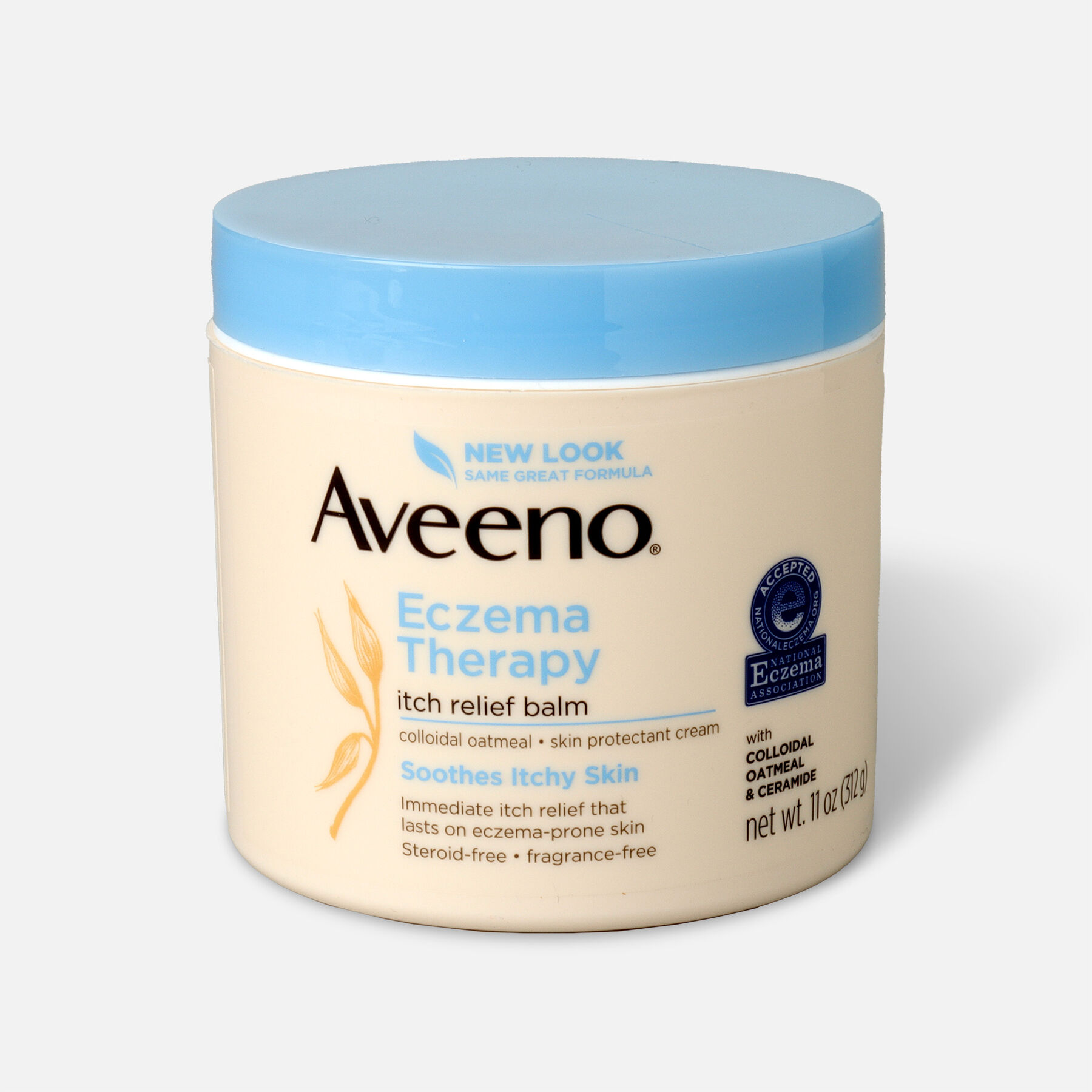 Aveeno Eczema Therapy Itch Relief Balm Jar, 11oz. Aveeno Eczema Therapy Itch Relief Balm Jar, 11oz.