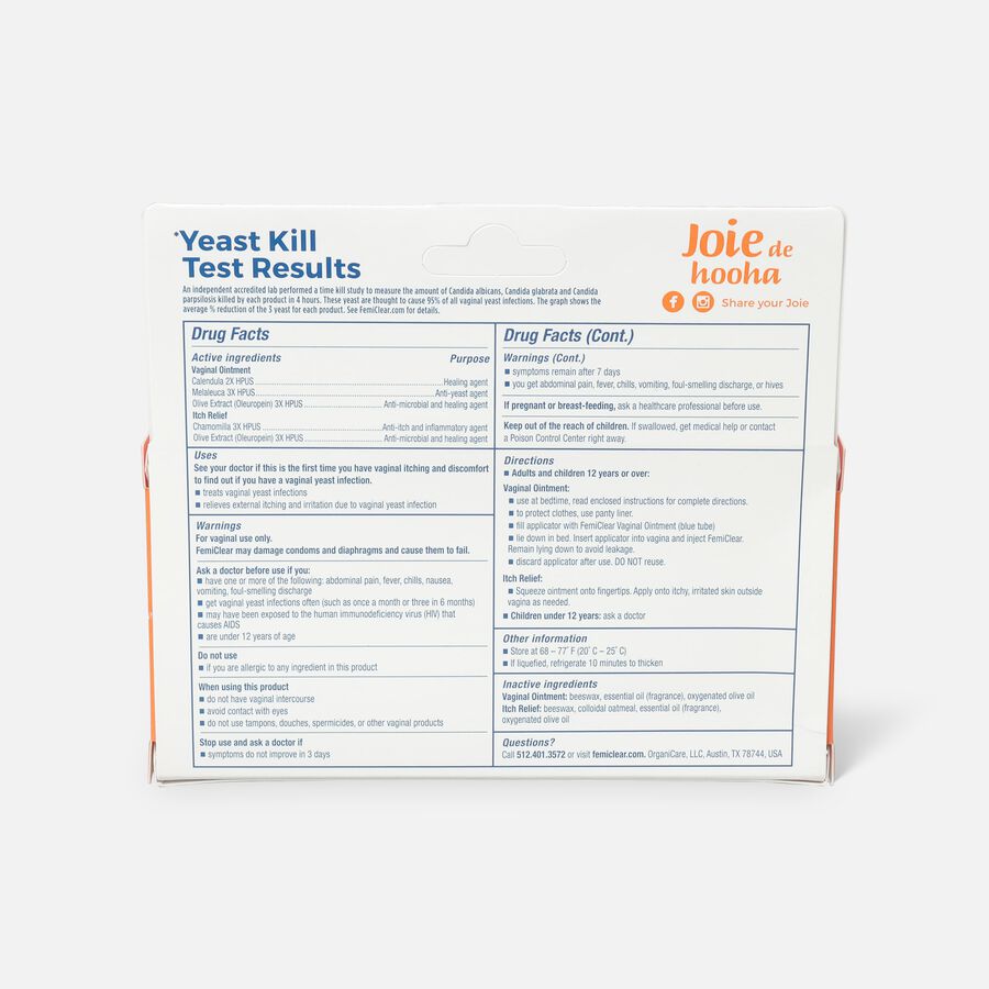 FemiClear 1 Day Yeast Infection Treatment, .75 oz.