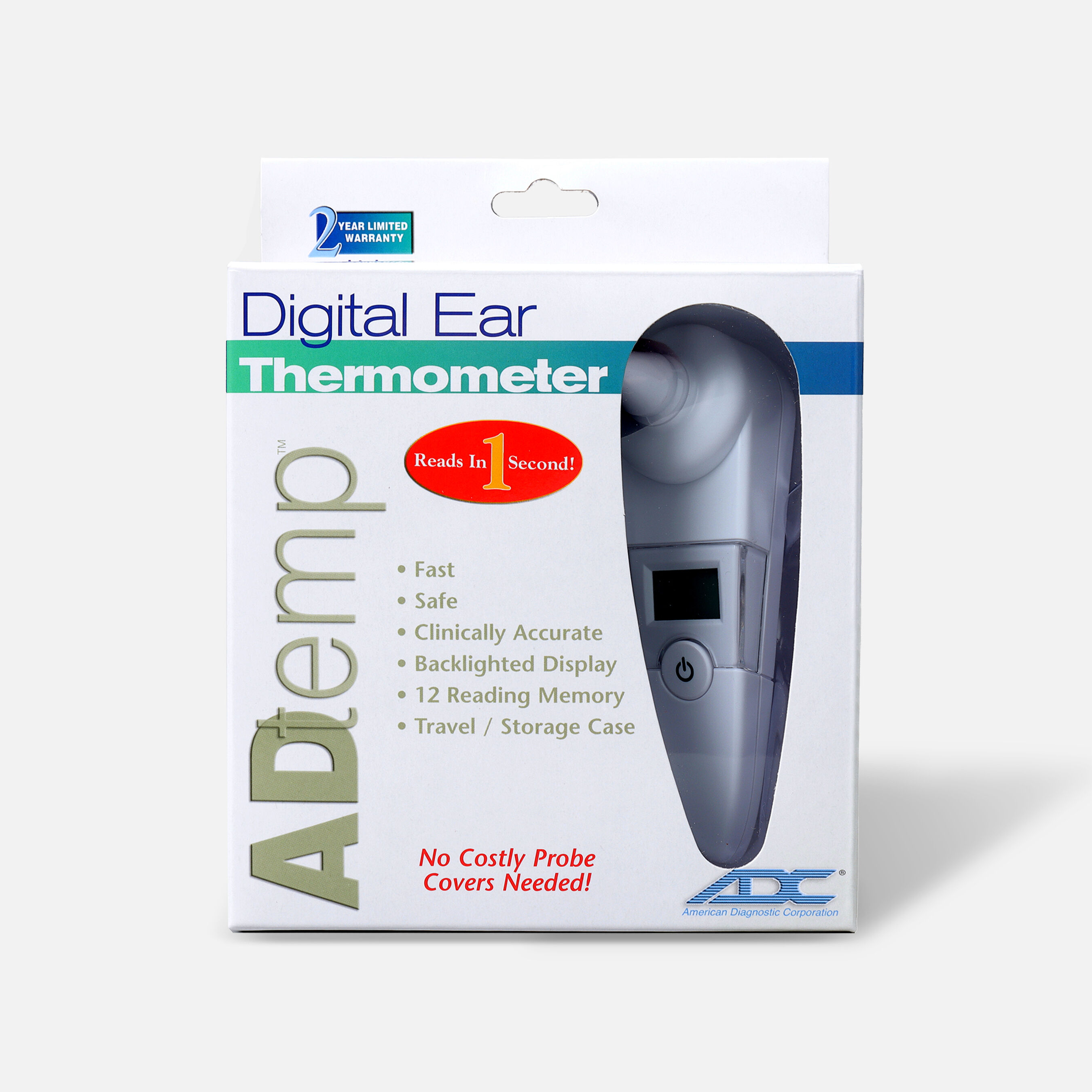 Adtemp Tympanic IR Ear Thermometer