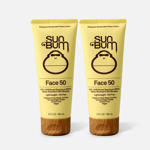 Sun Bum SPF 50 Face Sunscreen Lotion, 3 oz. (2-Pack)