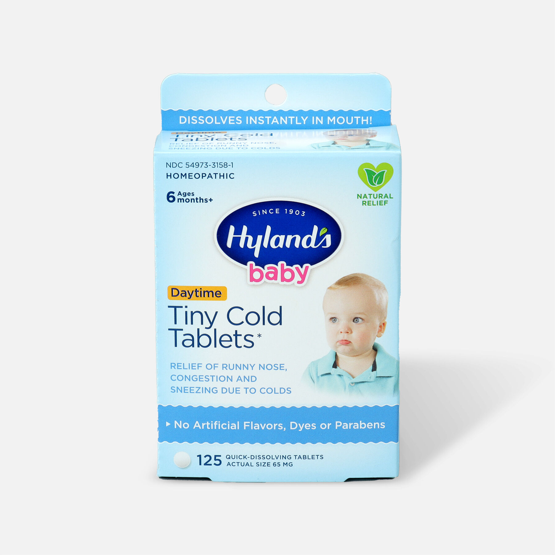Hyland's Baby Tiny Cold Tablets, 125 ct