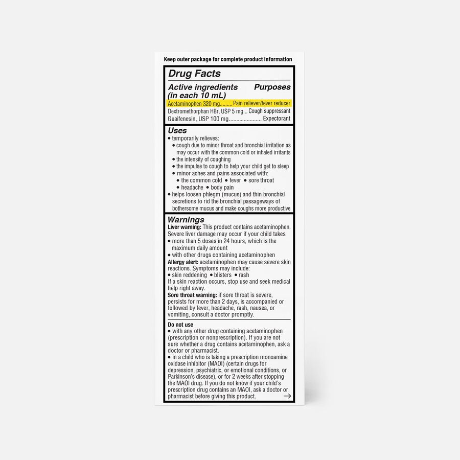 Genexa Children's Multi-Symptom Cold & Flu Relief, , large image number 2